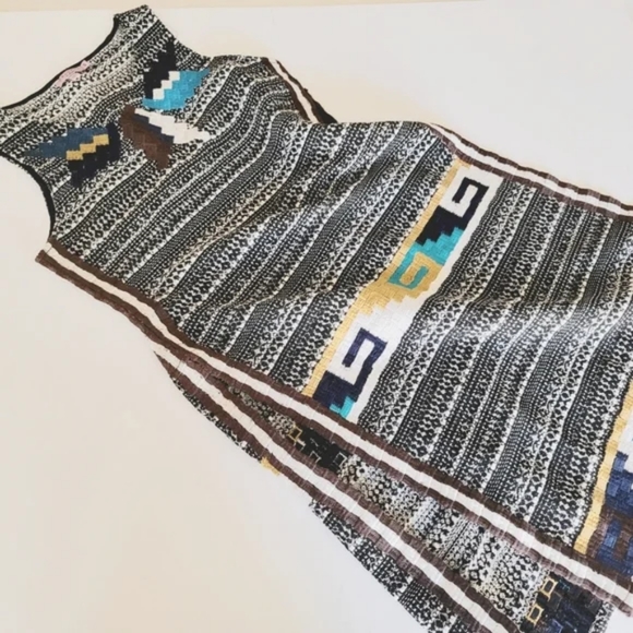 CALYPSO ST. BARTH - Tweed Embroidered Boho Tunic Size Small - Picture 3 of 15